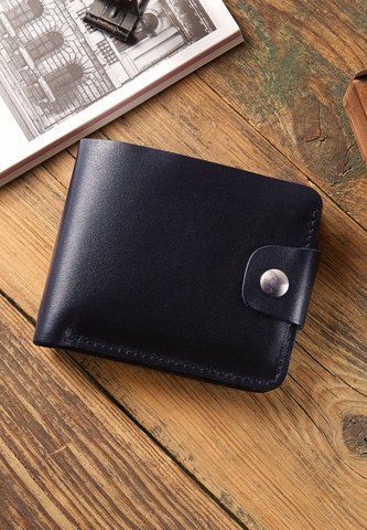 Синее портмоне из натуральной кожи BlankNote 9.1 BN-PM-9-1-navy-blue фото
