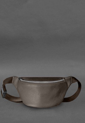 Темно-бежева шкіряна сумка-бананка BlankNote BN-BAG-59-beige BN-BAG-59-beige фото