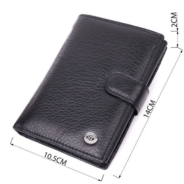 Чорний шкіряний гаманець-клатч ST Leather SO-22478 SO-22478 фото