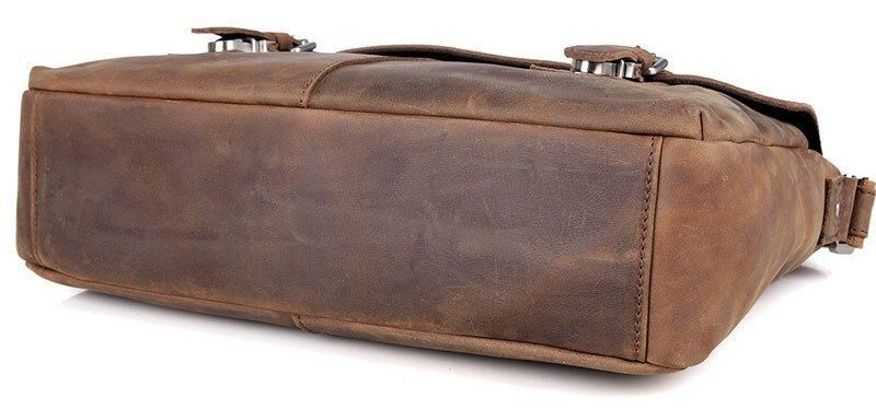 Мужская кожаная сумка-мессенджер Vintage SO-14420 коричневая SO-14420 фото