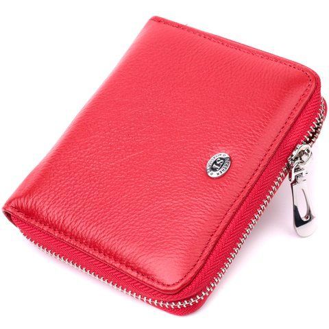 Червоне портмоне з натуральної шкіри ST Leather SO-19486 SO-19486 фото
