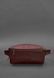 Бордовая женская кожаная поясная сумка BlankNote BN-BAG-15-marsala BN-BAG-15-marsala фото 4