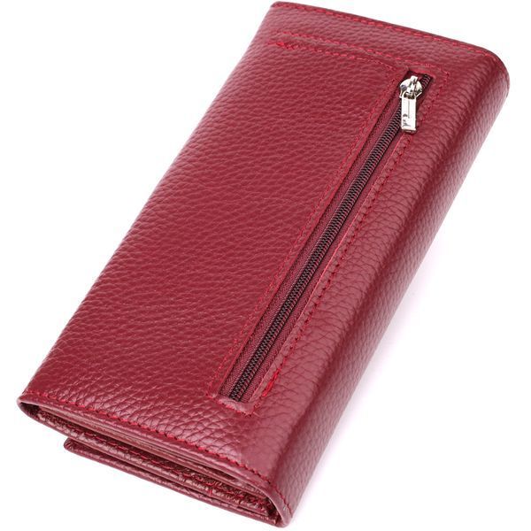 Бордовий кожаный кошелек-клатч ST Leather SO-23085 SO-23085 фото
