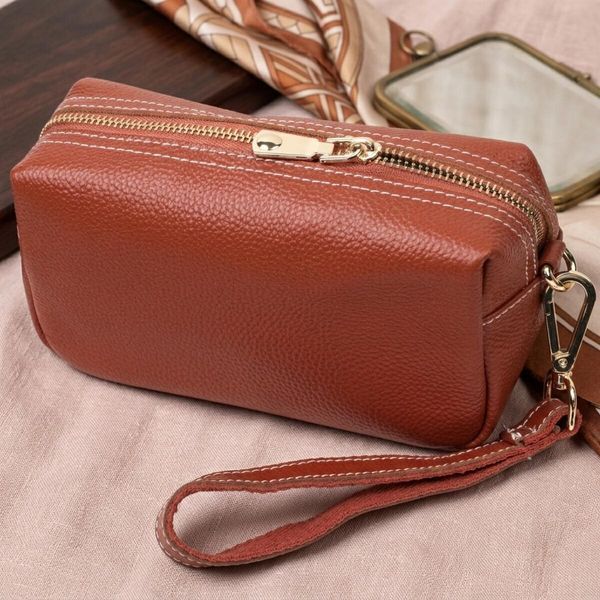 Женский кожаный клатч Vintage SO-22273 коричневый SO-22273 фото