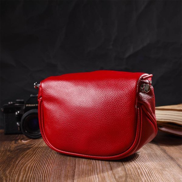 Женская кожаная сумка-кросс-боди Vintage SO-22081 красная SO-22081 фото