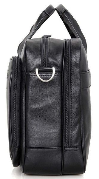 Чоловічий шкіряний портфель Vintage SO-14398 чорний SO-14398 фото