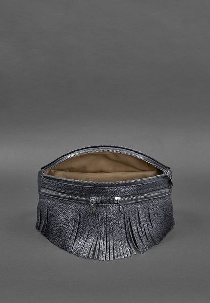 Темно-синяя женская кожаная поясная сумка BlankNote BN-BAG-15-navy BN-BAG-15-navy фото