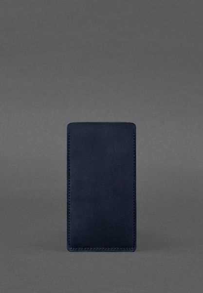 Синий кожаный чехол для iPhone 12 BlankNote BN-GC-2-nn фото