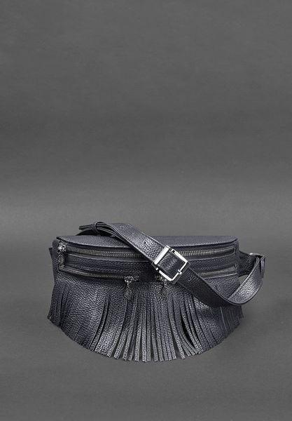 Темно-синяя женская кожаная поясная сумка BlankNote BN-BAG-15-navy BN-BAG-15-navy фото