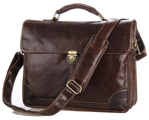 Мужской кожаный портфель Vintage SO-14085 коричневый SO-14085 фото