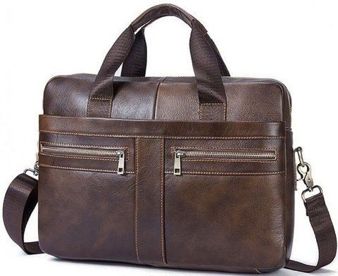Мужской кожаный портфель Vintage SO-14626 коричневый SO-14626 фото