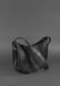 Женская черная кожаная сумка хобо BlankNote BN-BAG-12-g-kr BN-BAG-12-g-kr фото 3