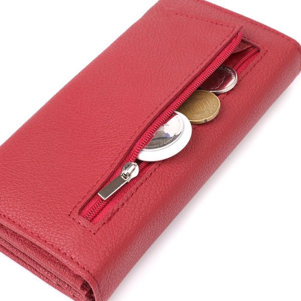 Кожаный кошелек-клатч красного цвета ST Leather SO-23087 SO-23087 фото
