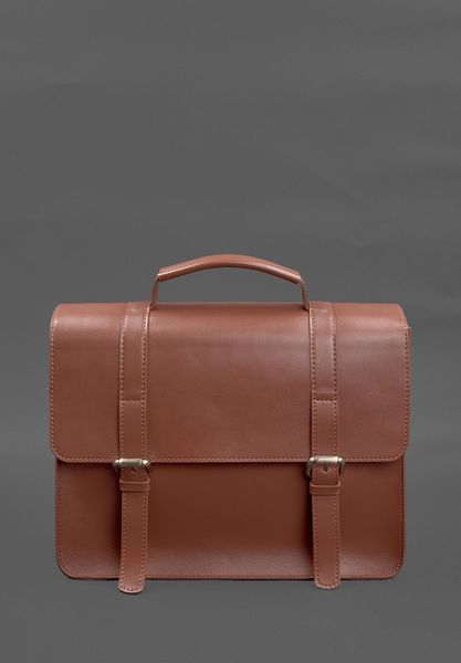 Світло-коричнева шкіряна сумка-портфель BlankNote BN-BAG-58-k BN-BAG-58-k фото