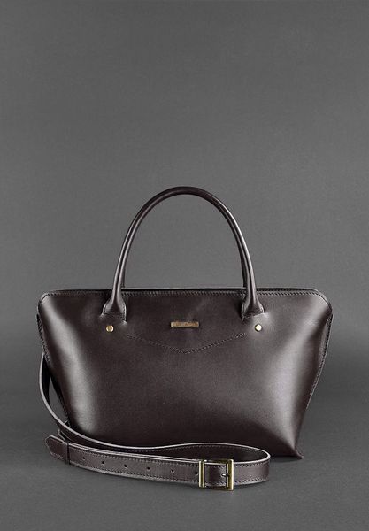 Коричневая женская кожаная сумка кросс-боди BlankNote BN-BAG-24-choko BN-BAG-24-choko фото
