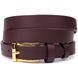 Мужской бордовый кожаный ремень GRANDE PELLE SO-22953 SO-22953 фото 1
