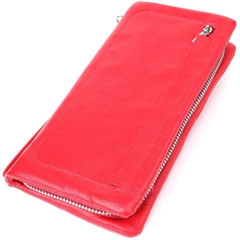 Гаманець-клатч з натуральної шкіри червоного кольору ST Leather SO-23100 SO-23100 фото