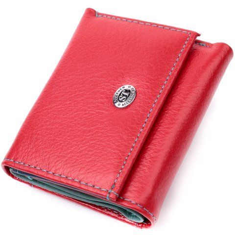 Шкіряне портмоне червоного кольору ST Leather SO-19502 SO-19502 фото