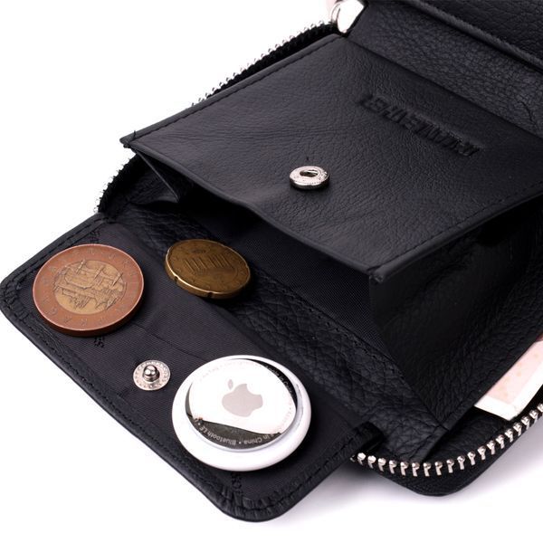 Чорне портмоне з натуральної шкіри ST Leather SO-19488 SO-19488 фото