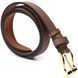 Мужской коричневый кожаный ремень GRANDE PELLE SO-22954 SO-22954 фото 5