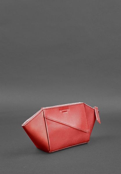 Женская красная косметичка из натуральной кожи BlankNote BN-CB-2-red BN-CB-2-red фото