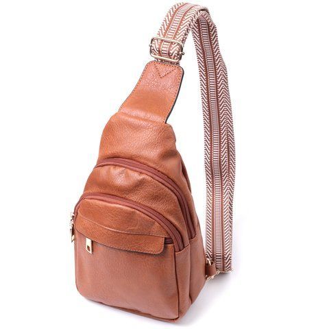 Женская сумка-слинг из экокожи Vintage SO-22789 рыжая SO-22789 фото