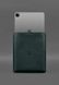 Зеленый кожаный чехол-футляр для iPad Pro 12,9 BlankNote BN-GC-17-malachite фото 2
