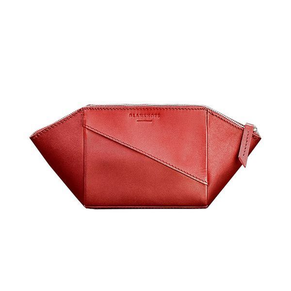 Женская красная косметичка из натуральной кожи BlankNote BN-CB-2-red BN-CB-2-red фото
