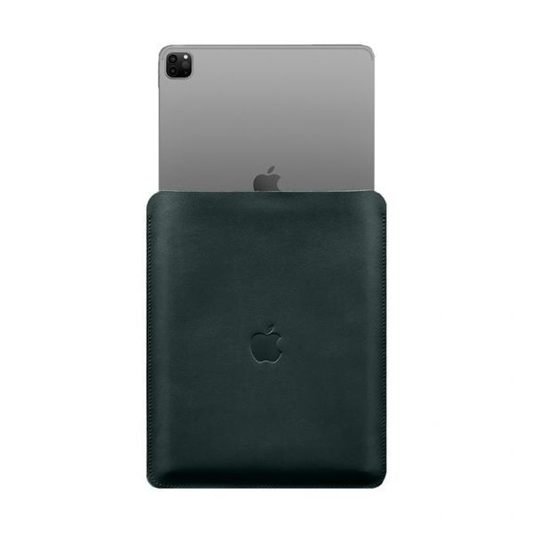 Зеленый кожаный чехол-футляр для iPad Pro 12,9 BlankNote BN-GC-17-malachite фото