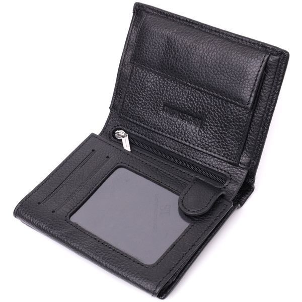 Чорне портмоне з натуральної шкіри ST Leather SO-22464 SO-22464 фото