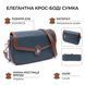 Женская кожаная сумка-кросс-боди Vintage SO-22622 синяя SO-22622 фото 3