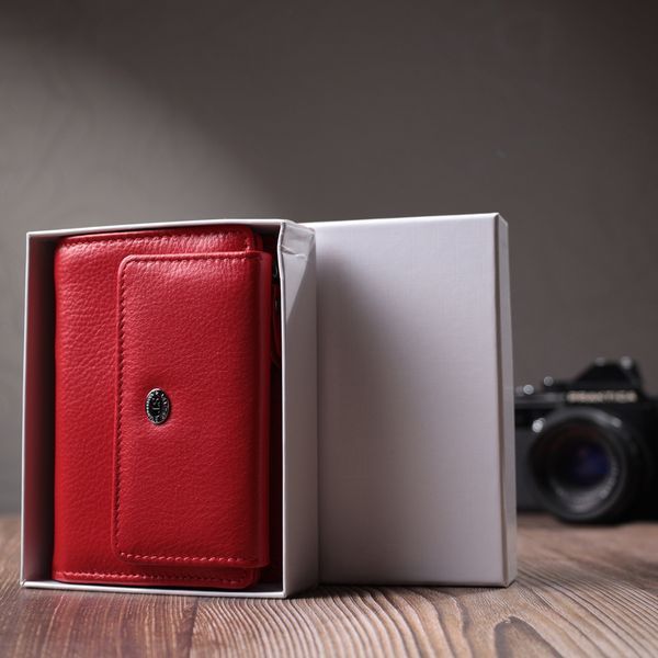 Гаманець-клатч з натуральної шкіри червоного кольору ST Leather SO-22739 SO-22739 фото