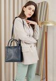 Синяя женская кожаная сумка кросс-боди BlankNote BN-BAG-28-navy-blue BN-BAG-28-navy-blue фото