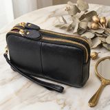 Женский кожаный клатч Vintage SO-22088 черный SO-22088 фото