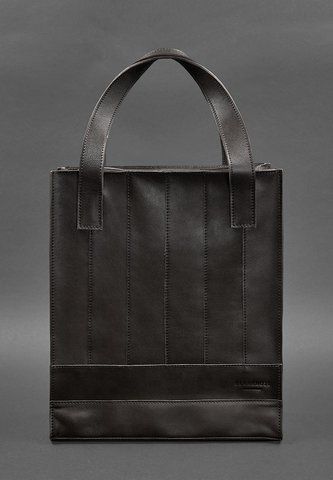 Коричнева шкіряна сумка-шопер BlankNote BN-BAG-10-choko BN-BAG-10-choko фото
