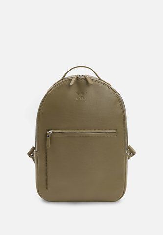 Женский оливковый кожаный рюкзак The Wings TW-Groove-M-olive TW-Groove-M-olive фото