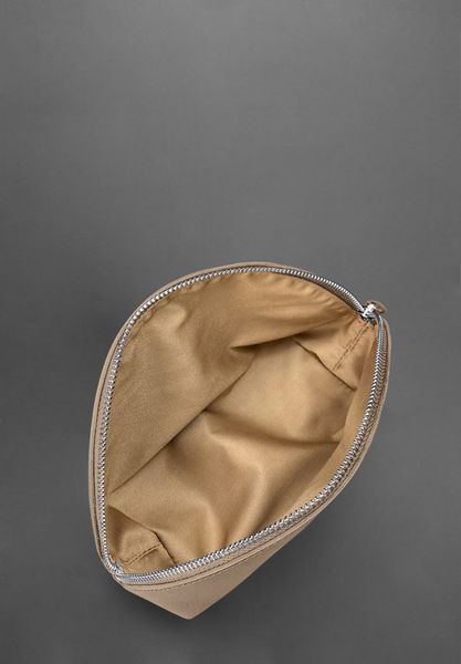 Женская светло-бежевая косметичка из натуральной кожи BlankNote BN-CB-8-light-beige BN-CB-8-light-beige фото