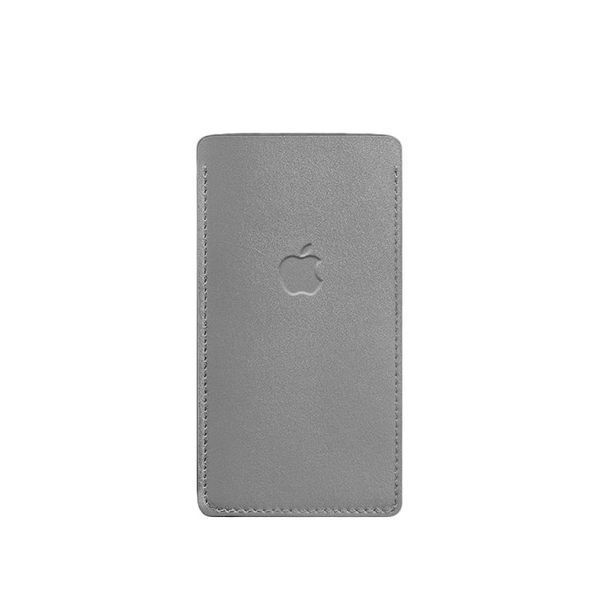 Серый кожаный чехол для iPhone 12 BlankNote BN-GC-2-shadow фото