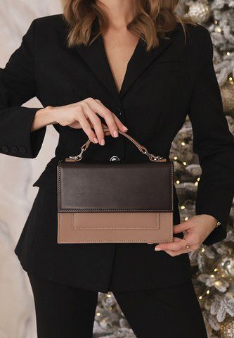 Коричнева жіноча шкіряна сумка крос-боді The Wings TW-Grace-brown-caramel TW-Grace-brown-caramel фото