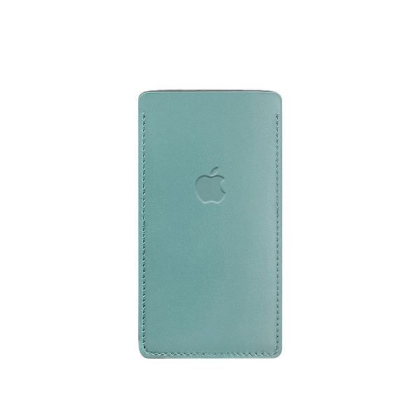 Кожаный чехол для iPhone 12 цвета тиффани BlankNote BN-GC-2-tiffany фото