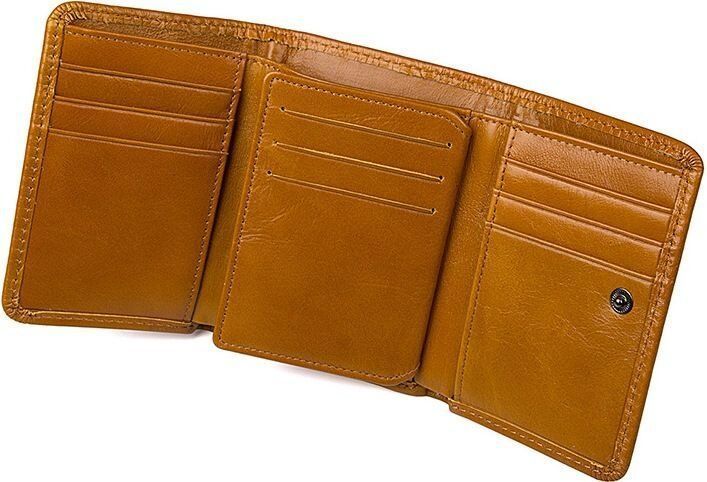 Рыжее портмоне из натуральной кожи Vintage SO-14597 SO-14597 фото