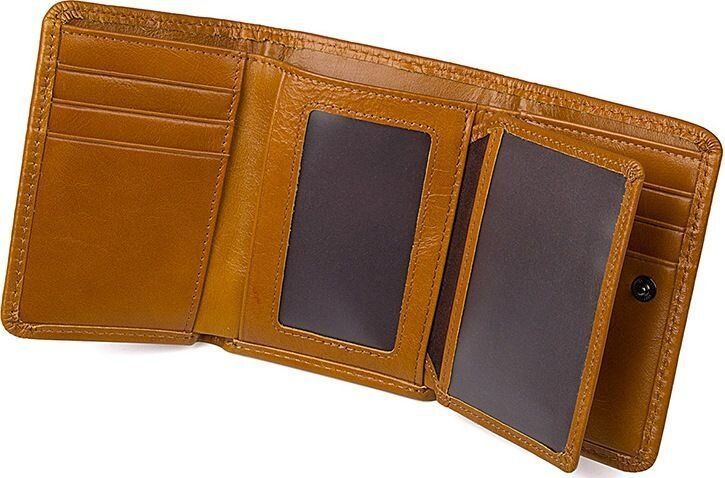 Рыжее портмоне из натуральной кожи Vintage SO-14597 SO-14597 фото