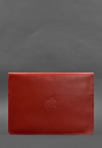 Красный кожаный чехол-конверт для MacBook 14 BlankNote BN-GC-22-red фото