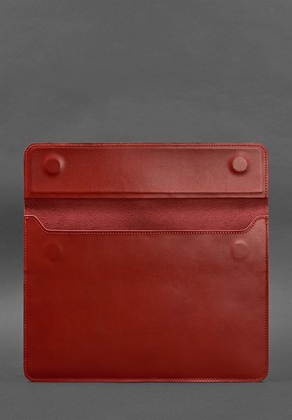 Красный кожаный чехол-конверт для MacBook 14 BlankNote BN-GC-22-red фото