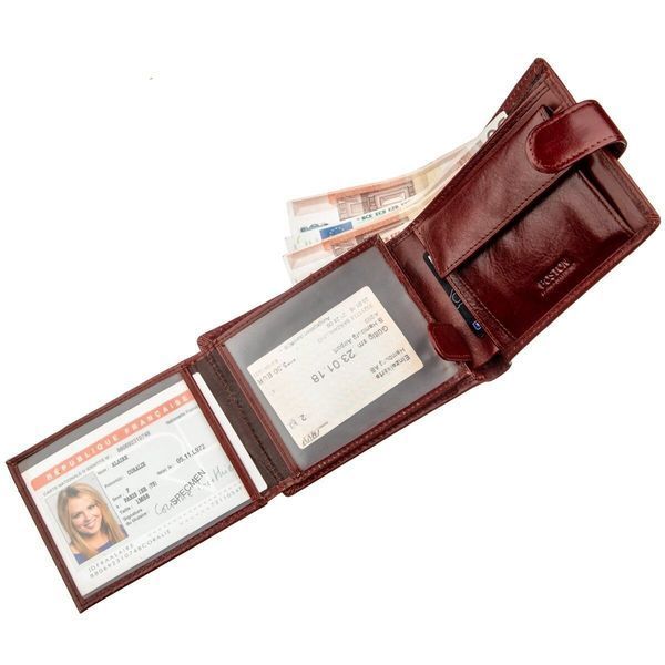 Портмоне из натуральной кожи коричневого цвета Boston SO-18807 SO-18807 фото