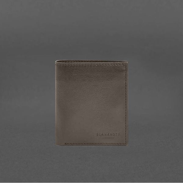 Мужское темно-бежевое кожаное портмоне BlankNote Brut на кнопке BN-PM-15-beige фото
