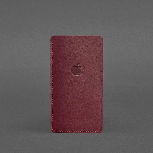 Бордовый кожаный чехол для iPhone 12 BlankNote BN-GC-2-vin фото