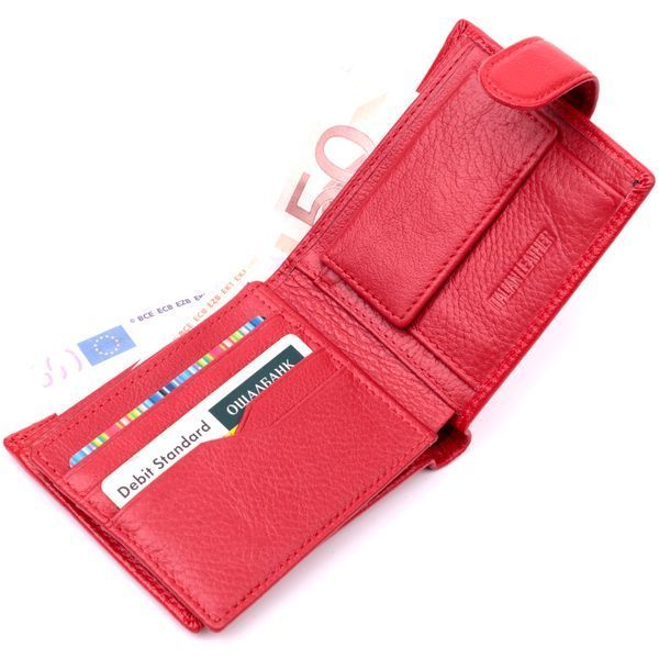 Кожаное портмоне красного цвета ST Leather SO-19471 SO-19471 фото