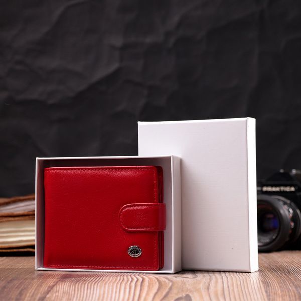 Кожаное портмоне красного цвета ST Leather SO-19471 SO-19471 фото