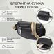 Женская кожаная сумка-кросс-боди Vintage SO-22079 черная SO-22079 фото 3